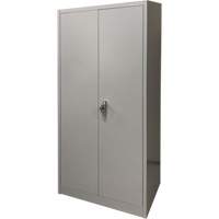 Storage Cabinet, Steel, 4 Shelves, 66" H x 30" W x 15" D, Grey FN425 | Kelford
