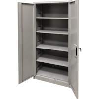Storage Cabinet, Steel, 4 Shelves, 78" H x 36" W x 24" D, Grey FN426 | Kelford