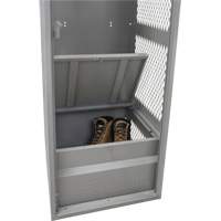 Casier pour &eacute;quipement, Acier, 24" la x 24" p x 72" h, Gris Kelford