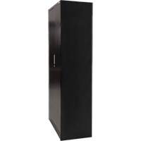 Armoire de rangement Hi-Boy, Acier, 4 Tablettes, 72" h x 36" la x 18" P, Noir Kelford
