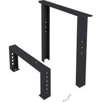 Pattes d'&eacute;tabli pour service industriel, Acier, 24" p x 34" h, Simple Kelford