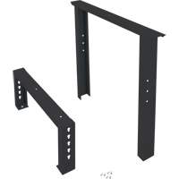 Pattes d'&eacute;tabli pour service industriel, Acier, 30" p x 34" h, Simple Kelford