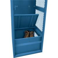Gear Locker, Steel, 24" W x 24" D x 72" H, Dark Blue Kelford