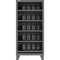 Heavy-Duty Open Front Cabinet with Dividers, Steel, 0 Drawers, 36" x 24" x 78", Grey Kelford