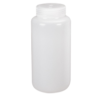 Wide-Mouth Bottles, Round, 8 oz., Plastic Kelford