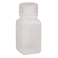 Easy-Grip Space-Saver Bottles, Square, 2 oz., Plastic Kelford