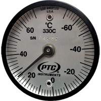 Thermomètre de surface magnétique, Contact, Analogique, -56.7-21.1°F (-70-70°C) HB678 | Kelford