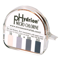 Papier réactif Hydrion Chlorine Phydrion CM-240 IB866 | Kelford