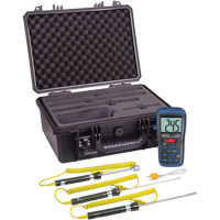 Thermocouple Thermometer Kit, Contact, Digital, -58-2000°F (-50-1300°C) Kelford