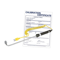 Right Angle Thermocouple Surface Probe (includes ISO Certificate), 500 °C (932°F) Max. Temp. IB918 | Kelford