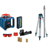Revolve2000 Self-Leveling Horizontal Rotary Laser Kit, 2000' (609.6 m), 670 Nm Kelford