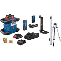 Revolve4000 Connected Self-Leveling Horizontal/Vertical Rotary Laser Kit, 4000' (1219.2 m), 635 Nm Kelford