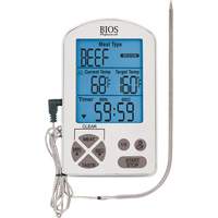 Thermom&egrave;tre &agrave; viande haute de gamme et minuterie, Contact, Num&eacute;rique, -4-122°F ( -20-50°C) Kelford