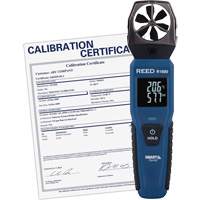 An&eacute;mom&egrave;tre &agrave; h&eacute;lices Bluetooth Smart avec certificat ISO, Enregistrement des donn&eacute;es, Gamme de v&eacute;locit&eacute; d'air de 0,6 - 25 m/sec/118 - 4921 pi/min/2,1 - 90 km/h/1,3 - 55,9 mi/h Kelford