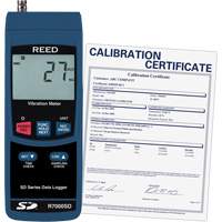 Data Logging Vibration Meter with ISO Certificate, 10% - 85% RH, 32°- 122° F ( 0° - 50° C ) IC989 | Kelford