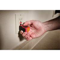 Voltage Detector & GFCI Receptacle Tester Kit, 50 V - 1000 V, Display & Sound Alert Kelford