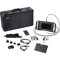 Ensemble de vid&eacute;oscope haute performance avec cam&eacute;ra HD double & longue sonde, 1280" lo x 720" la Affichage, 1024 x 600 pixels, 4,9 mm (0,19") T&ecirc;te de cam&eacute;ra Kelford