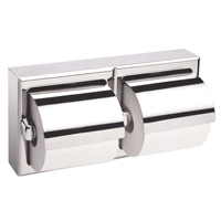 Two-Roll Toilet Paper Dispenser with Hoods, Multiple Roll Capacity Kelford