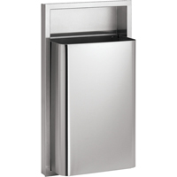 Waste Receptacles, Stainless Steel, 12 US gal. Kelford