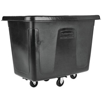 Bulk Cube Truck, Polyethylene, 42-13/16" L x 28" W x 33" H, 12 cu.ft. Volume, 400 lbs. Capacity Kelford