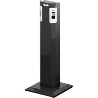 Pedestal Ashtray, Free-Standing, Metal, 1.6 US gal. Capacity, 41-1/2" Height JG661 | Kelford