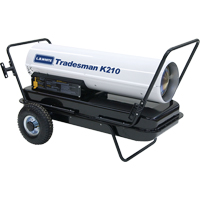 Tradesman&reg; Forced Air Heater, Fan, Kerosene, 210,000 BTU/H Kelford