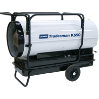 Tradesman<sup>®</sup> Forced Air Heater, Fan, Kerosene, 650,000 BTU/H JG962 | Kelford