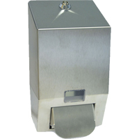 Stainless Steel Soap Dispenser, Push, 1000 ml Capacity, Cartridge Refill Format JH176 | Kelford