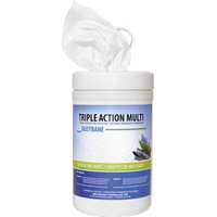 Triple Action Multi Disinfecting Wipes, 7" x 8", 120 Count JH299 | Kelford