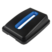 Waste Classification - Lid, Open Lid, Plastic, Fits Container Size: 17-1/4" x 12-1/2" Kelford