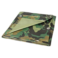 B&acirc;che, Robuste, Camouflage, 6' x 8' x 6 mils Kelford