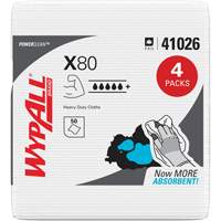 Essuie-tout X80, Robuste, 12-1/2" lo x 12" la Kelford