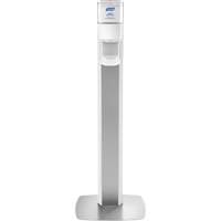 Messenger ES8 Silver Panel Floor Stand with Dispenser Kelford