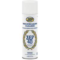 ZEP 40 Non-Streaking Multi-Surface Cleaner, Aerosol Can JK555 | Kelford