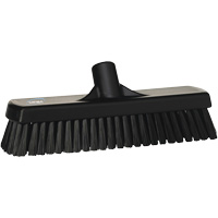 Balai-brosse pour planchers et mur, Crins Ferme, 12", Polyester, Noir Kelford
