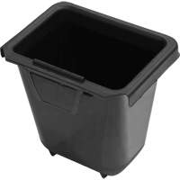 Waste Container, Deskside, Polyethylene, 4-1/4 US Qt. JK759 | Kelford
