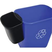 Waste Container, Deskside, Polyethylene, 4-1/4 US Qt. JK759 | Kelford