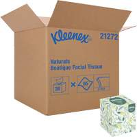 Papiers-mouchoirs Naturals Boutique* de Kleenex, 2 pli, 7,8" lo x 8,3" la, 95 feuilles/boîte Kelford