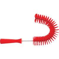 Brosse recourb&eacute;e, Soies Moyen/Ferme, Longueur de 15-1/2", Rouge Kelford