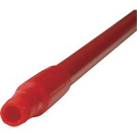 Handle, Broom/Scraper/Squeegee, Red, Ergonomic, 59" L Kelford