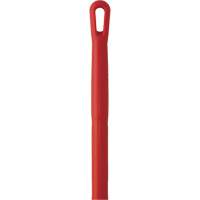 Handle, Broom/Scraper/Squeegee, Red, Ergonomic, 59" L Kelford
