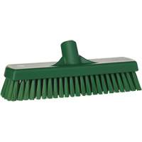 Deck & Wall Scrub Brush, Stiff Bristles, 12", Polyester, Green Kelford