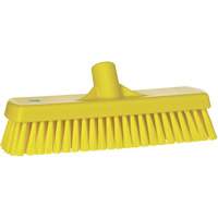 Brosse &agrave; r&eacute;curer pour planchers et murs, Crins Ferme, 12", Polyester, Jaune Kelford