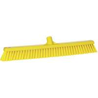 Balai-brosse &agrave; soies combin&eacute;es, Crins Cors&eacute;/Fin, 24", Polyester, Jaune Kelford