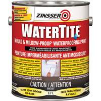 Watertite<sup>®</sup> Mold & Mildew-Proof™ Waterproofing Paint, White, Eggshell, 3.78 L, Gallon JL335 | Kelford