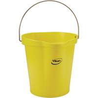 Seau pour l'hygi&egrave;ne des aliments, Jaune, 3 gal. US Kelford