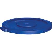 Waste Container Lid, Flat Lid, Plastic, Fits Container Size: 22" Dia. Kelford