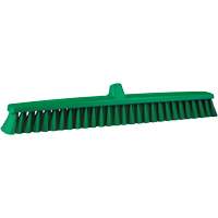 ColorCore Push Broom, Fine Bristles, 24", Polypropylene, Green Kelford