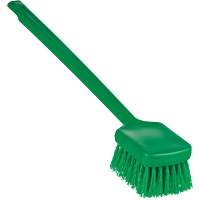 Brosse &agrave; manche long ColorCore, Soies Ferme, Longueur de 20", Vert Kelford