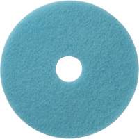 Tampons &agrave; polir pour planchers Luster Lite, 19", Brunissage, Bleu p&acirc;le Kelford